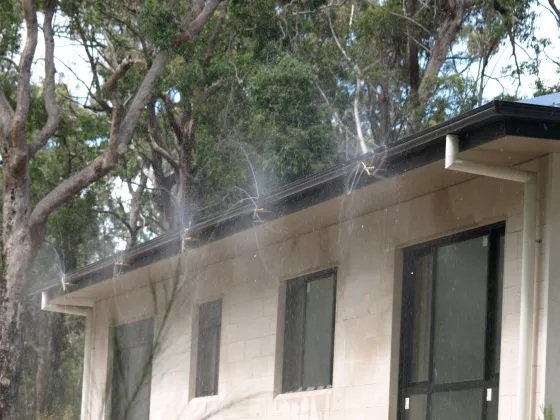 Bushfire protection sprinkler system in Adelaide Hills